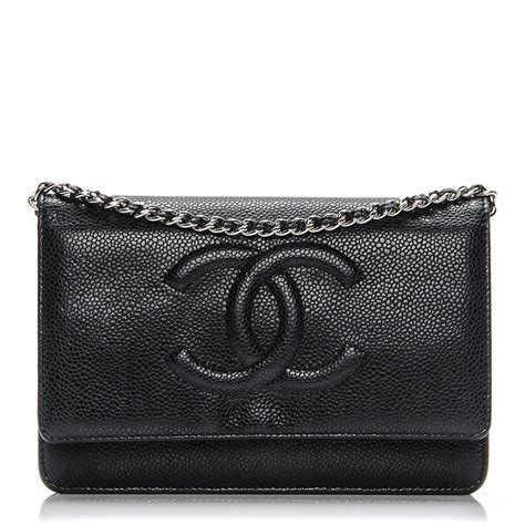 chanel timeless woc ebay|Chanel Caviar Timeless Wallet on Chain WOC Black .